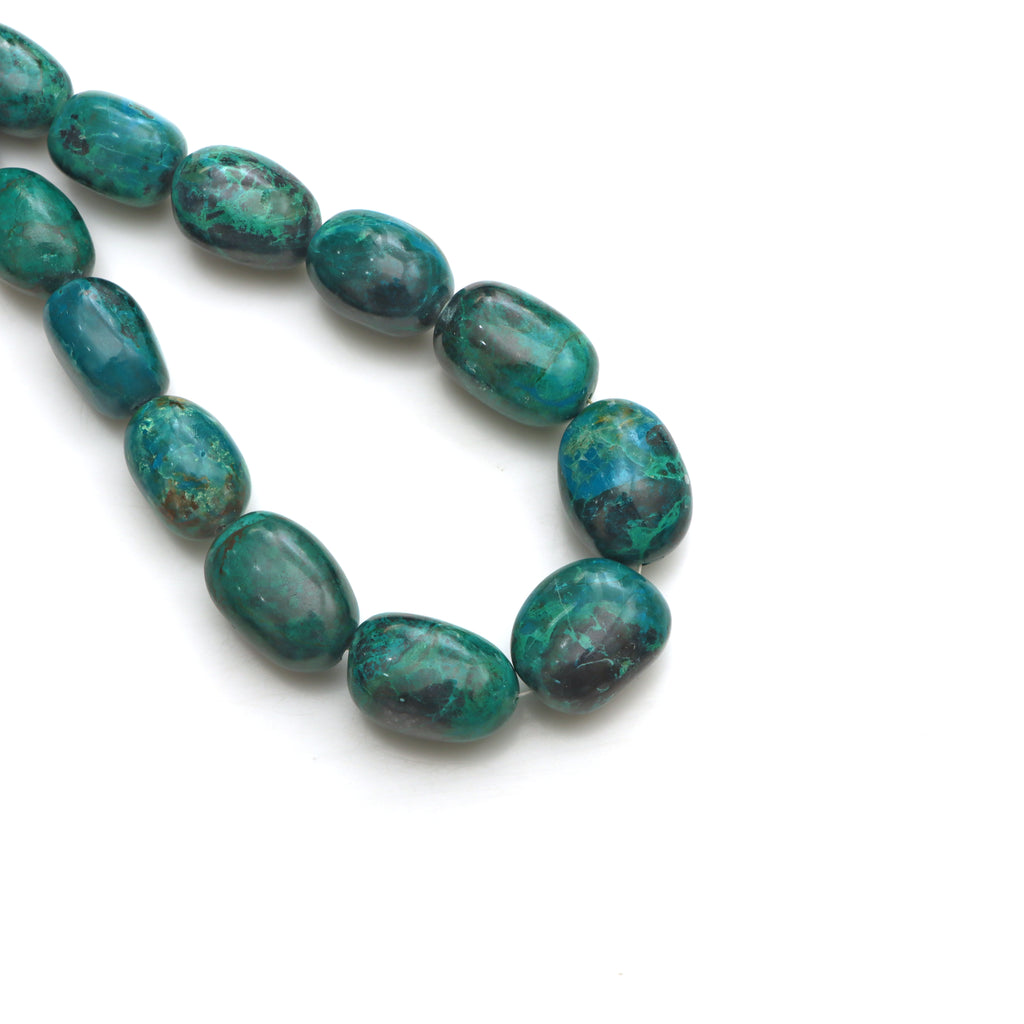 Chrysocolla Smooth Tumble wholesale gemstone Beads