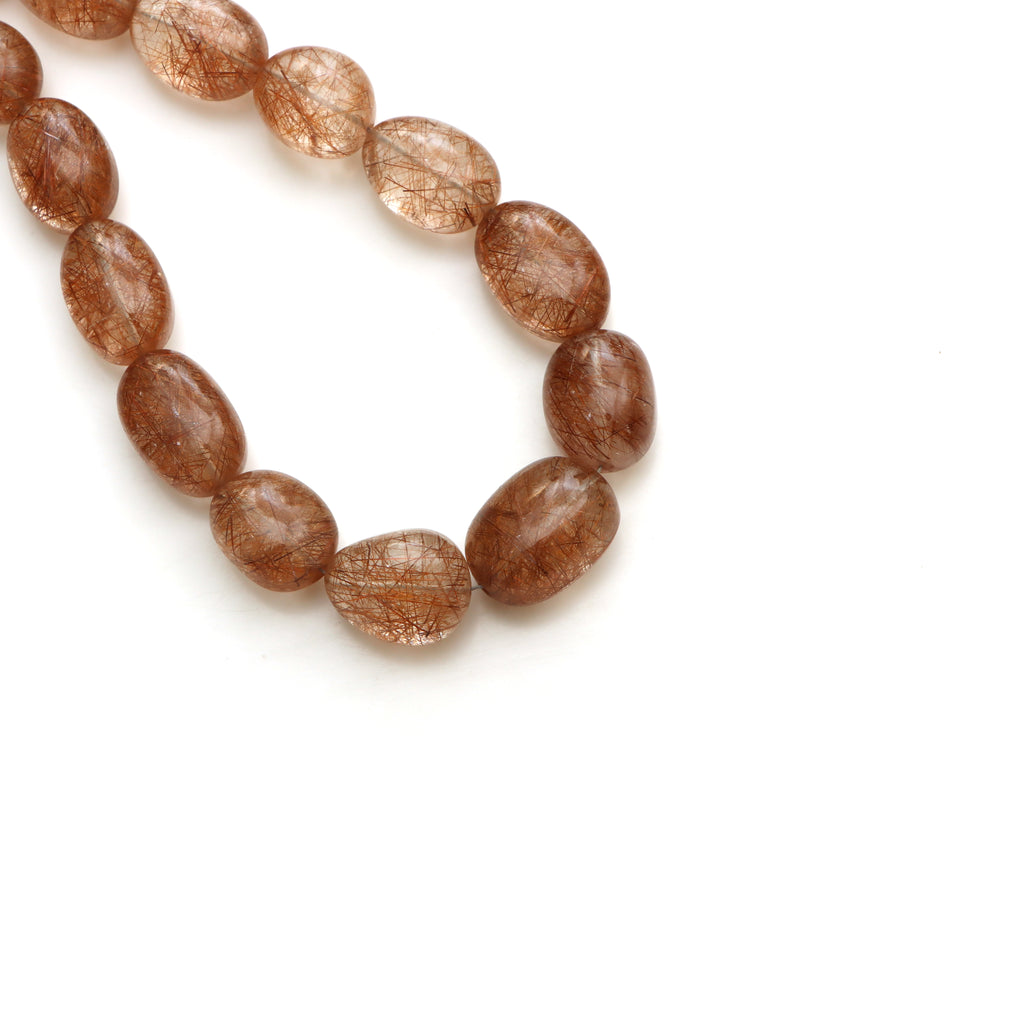 Copper Rutile Smooth Tumble Beads