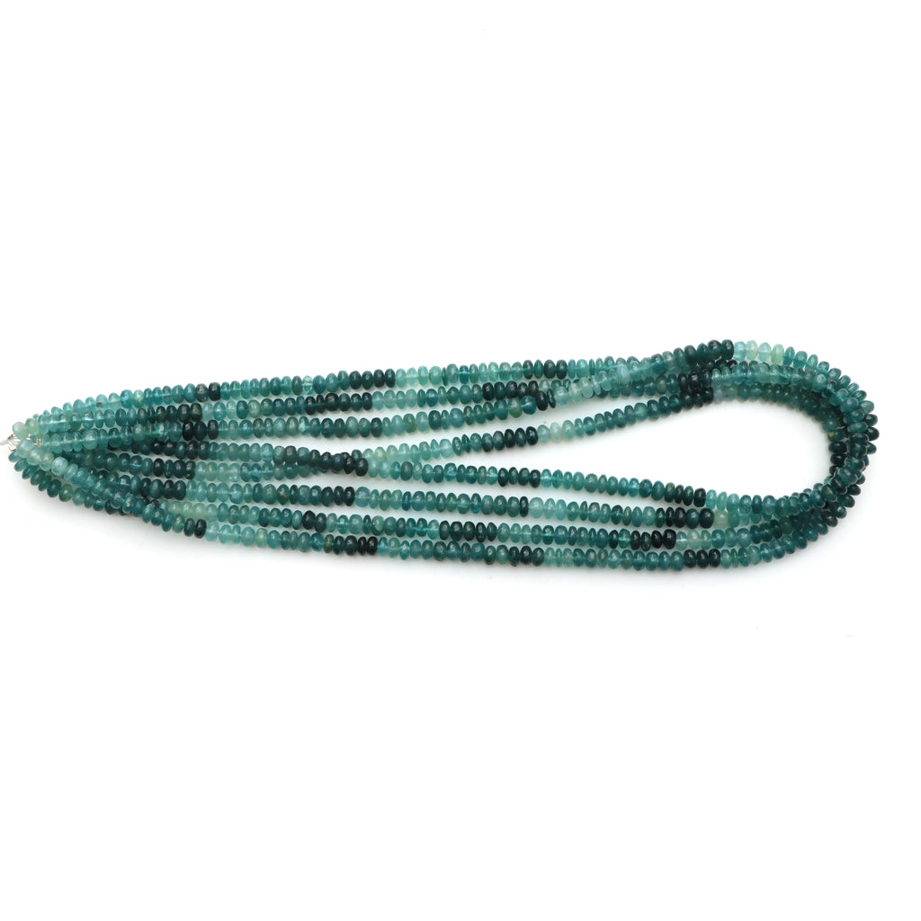 Natural Kornerupine Smooth Rondelle Beads