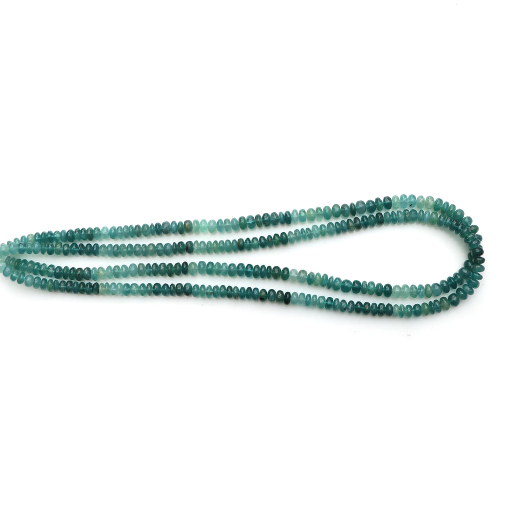 Natural Kornerupine Smooth Rondelle Beads