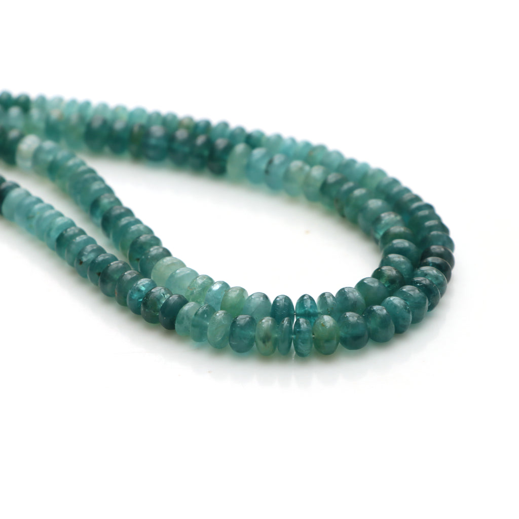 Natural Kornerupine Smooth Rondelle Beads