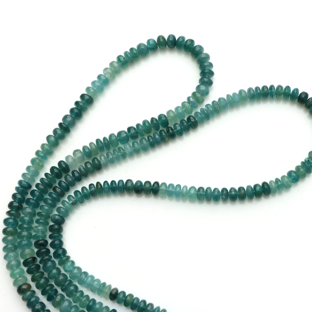 Natural Kornerupine Smooth Rondelle Beads