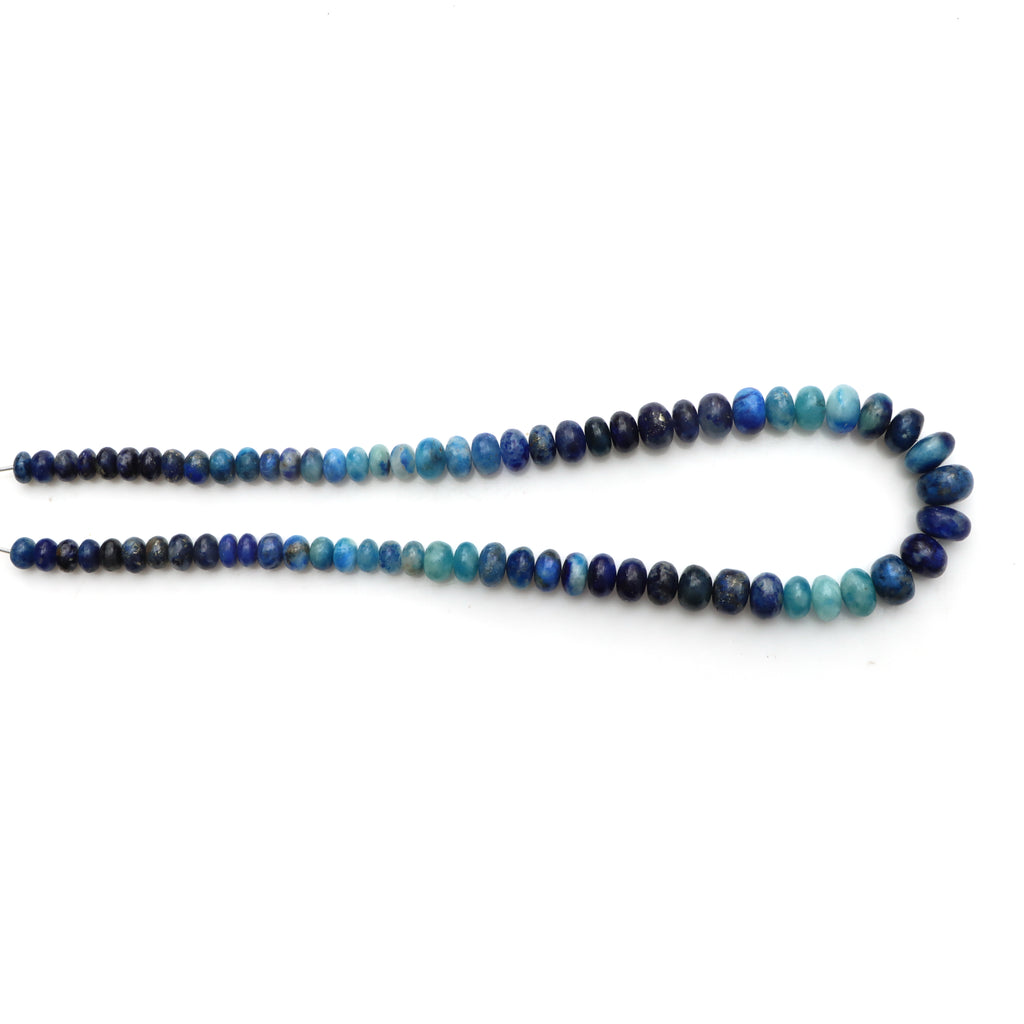 Natural Afghanite Smooth Rondelle Beads