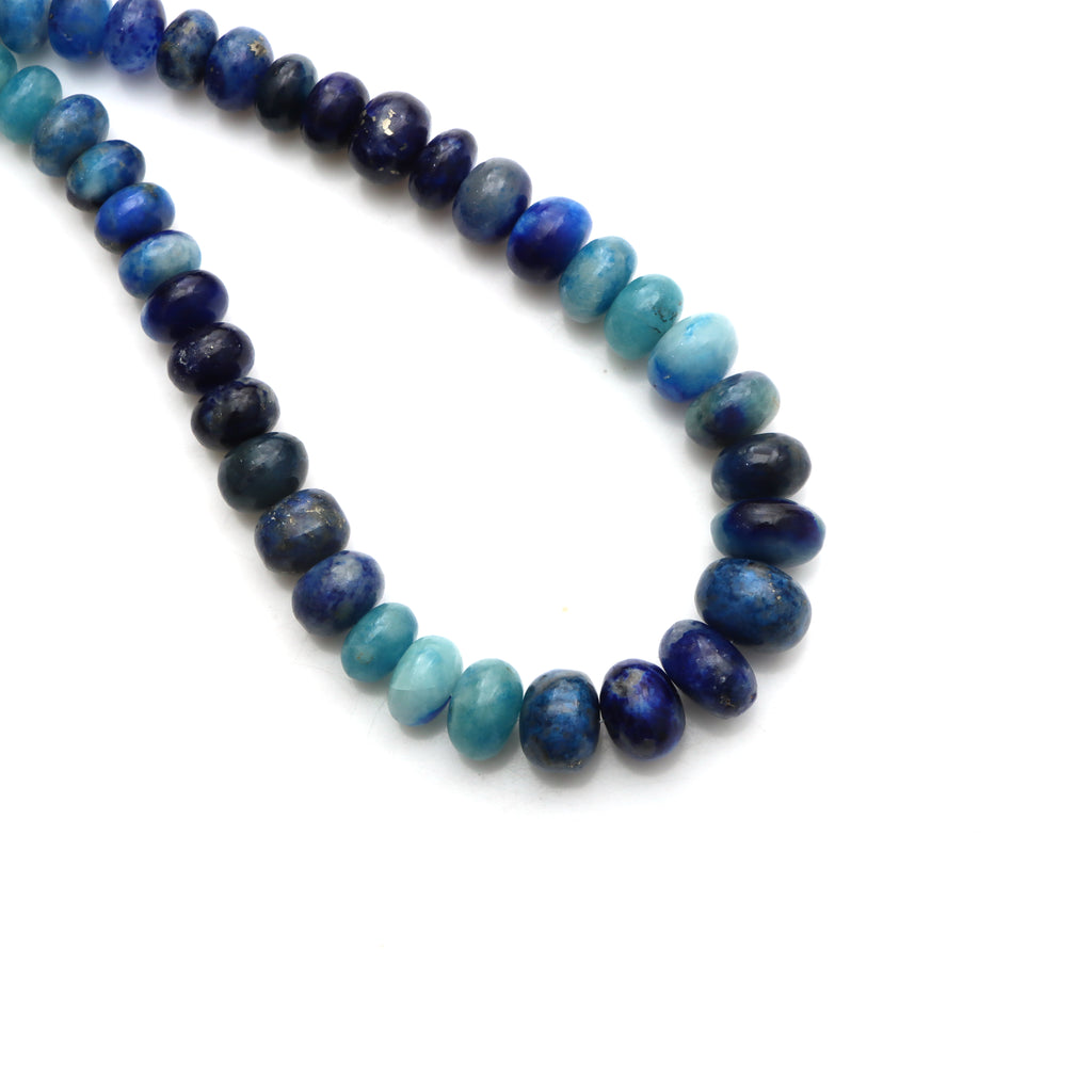 Natural Afghanite Smooth Rondelle Beads