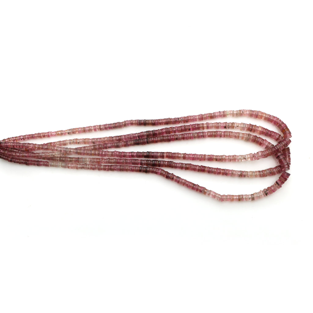 Natural Tourmaline Smooth Tyre Beads