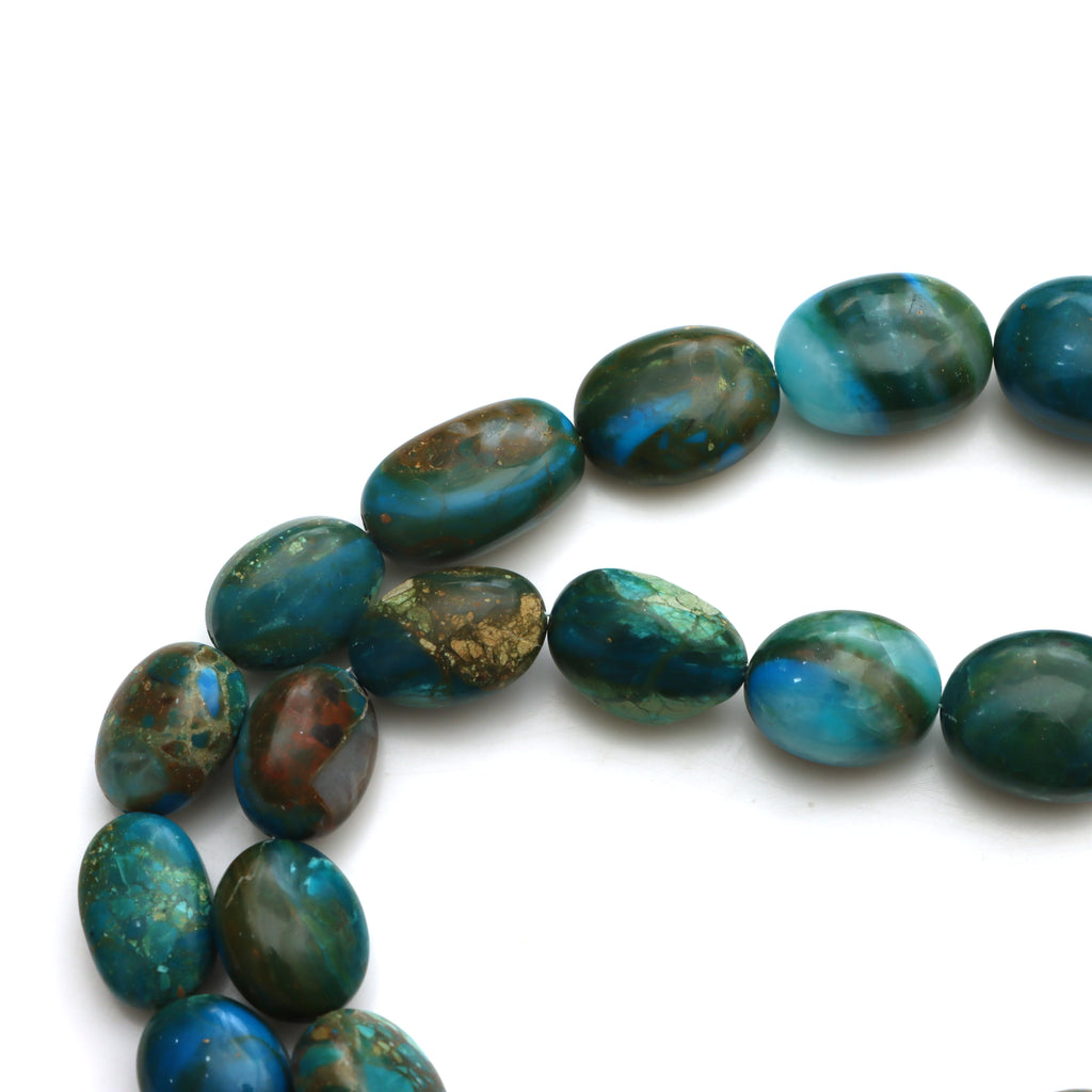 Opalina smooth tumble beads