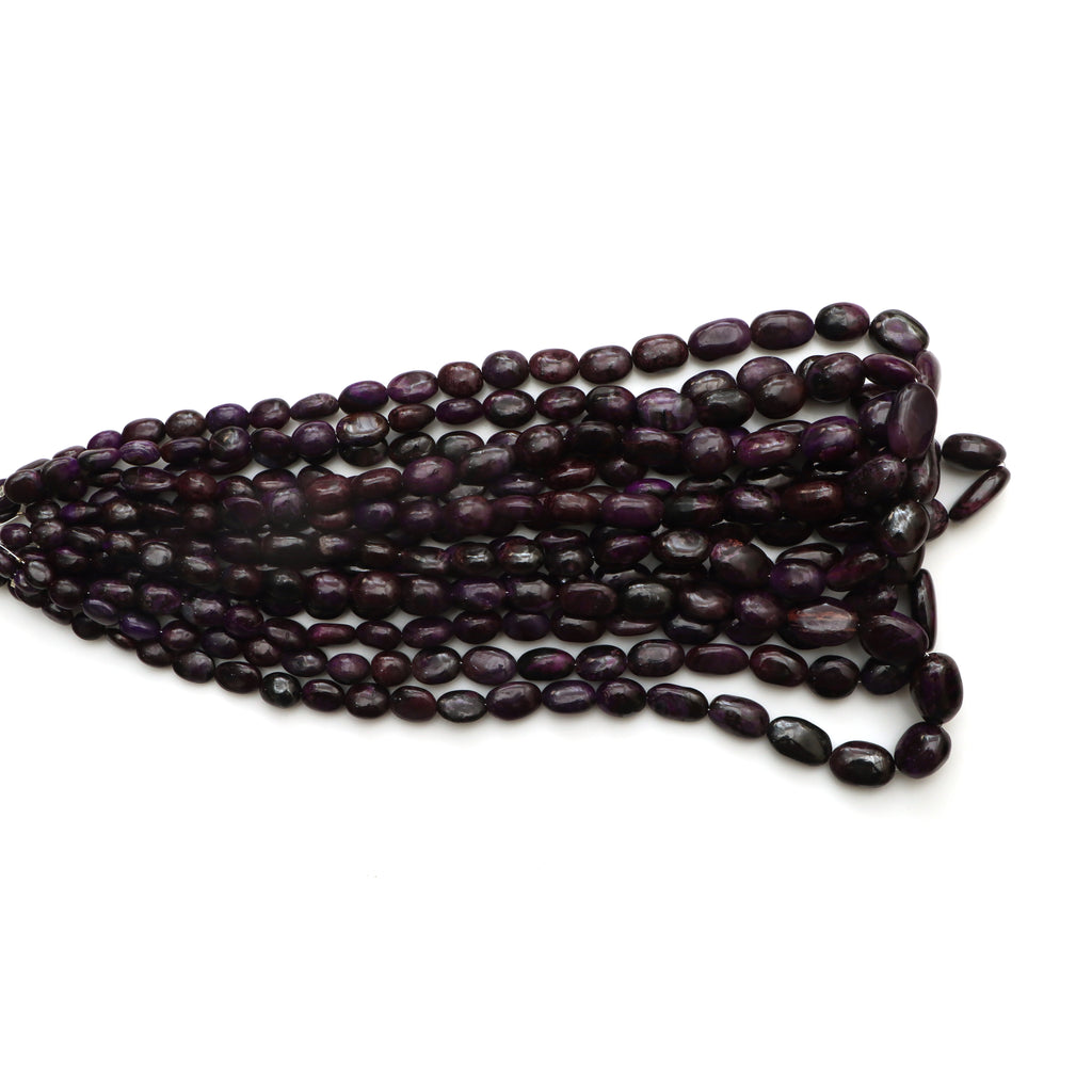 Purple Sugilite Smooth Tumble Beads