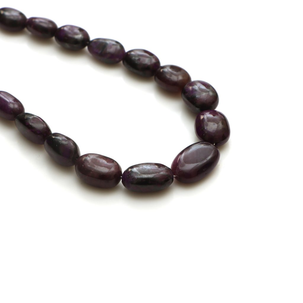 Purple Sugilite Smooth Tumble Beads