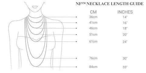 NF™ Gemstone Beads Necklace Length Guide