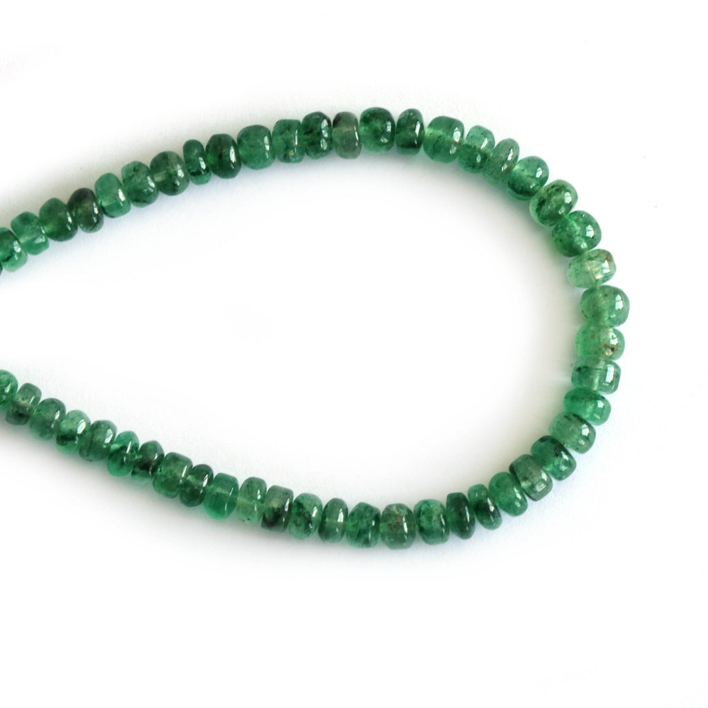 Best Quality Green Quartz Smooth Beads, 4 mm to 6 mm, Green Quartz Beads, Green Quartz, 8 Inch Full Strand - National Facets, Gemstone Manufacturer, Natural Gemstones, Gemstone Beads