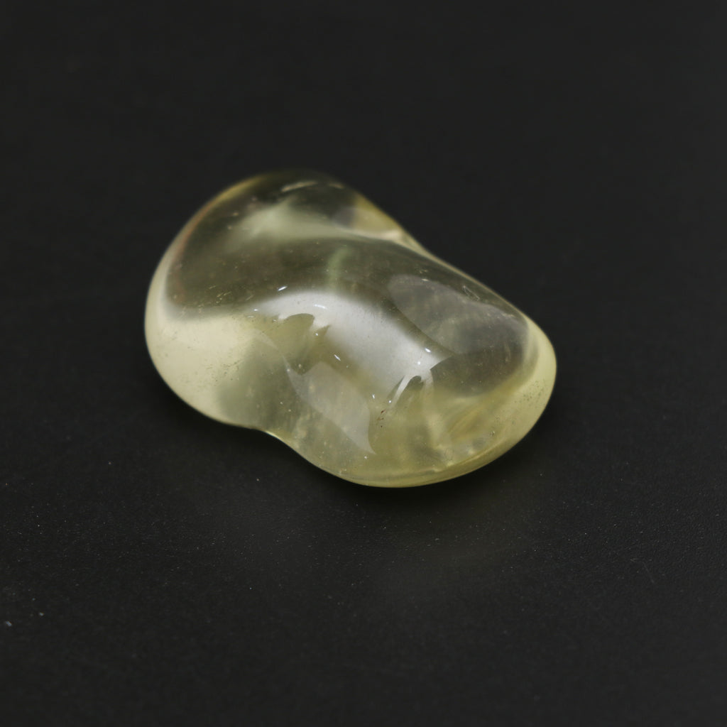 Natural Libyan Desert Glass Smooth Organic Shape Loose Gemstone, 23.5x33.5mm, Libyan Glass Organic Shape Jewelry Making Gemstone, 1 Piece - National Facets, Gemstone Manufacturer, Natural Gemstones, Gemstone Beads, Gemstone Carvings