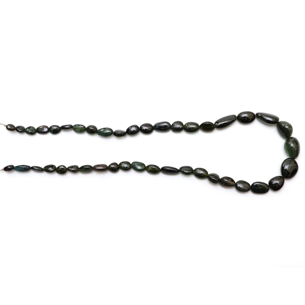 Natural Tourmaline Smooth Tumble Beads, Unique Tourmaline, 6x8mm To 11x16mm, 18 Inch Full Strand, Price Per Strand - National Facets, Gemstone Manufacturer, Natural Gemstones, Gemstone Beads, Gemstone Carvings