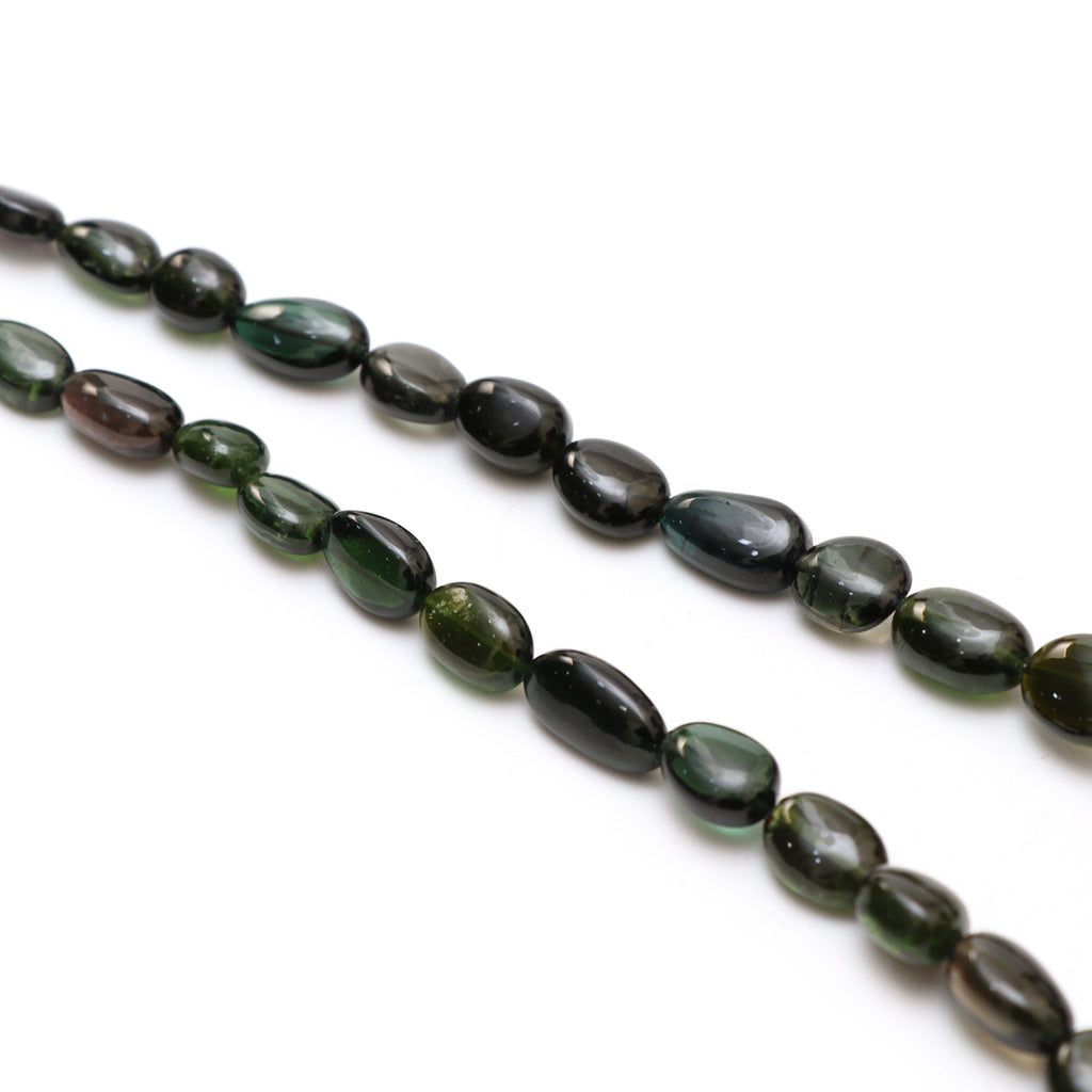 Natural Tourmaline Smooth Tumble Beads, Unique Tourmaline, 6x8mm To 11x16mm, 18 Inch Full Strand, Price Per Strand - National Facets, Gemstone Manufacturer, Natural Gemstones, Gemstone Beads, Gemstone Carvings