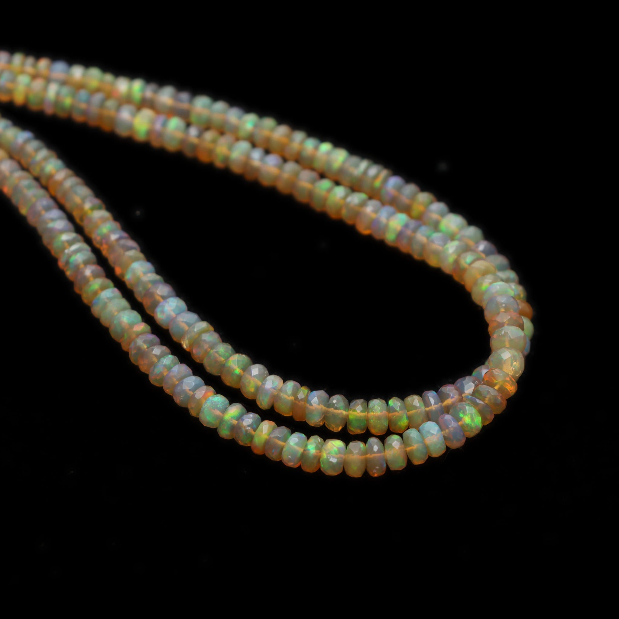 1 Strand Natural Fire Opal Plain rondelle Gemstone Handmade 2.7-3.5 mm Beads 38 cms full line Best AAA+ jewelry 13-99- popular