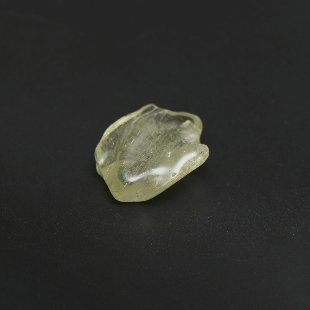 Natural Libyan Desert Glass Smooth Organic Shape Loose Gemstone, 25x30 mm, Libyan Glass Organic Shape Jewelry Making Gemstone, 1 Piece - National Facets, Gemstone Manufacturer, Natural Gemstones, Gemstone Beads